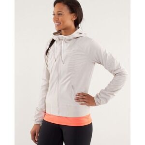 Lululemon Street To Studio Jacket 6 Dune Full Zip Hooded Activewear Athleisure